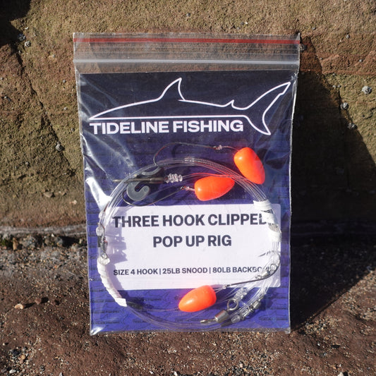 Three hook clipped pop up rig